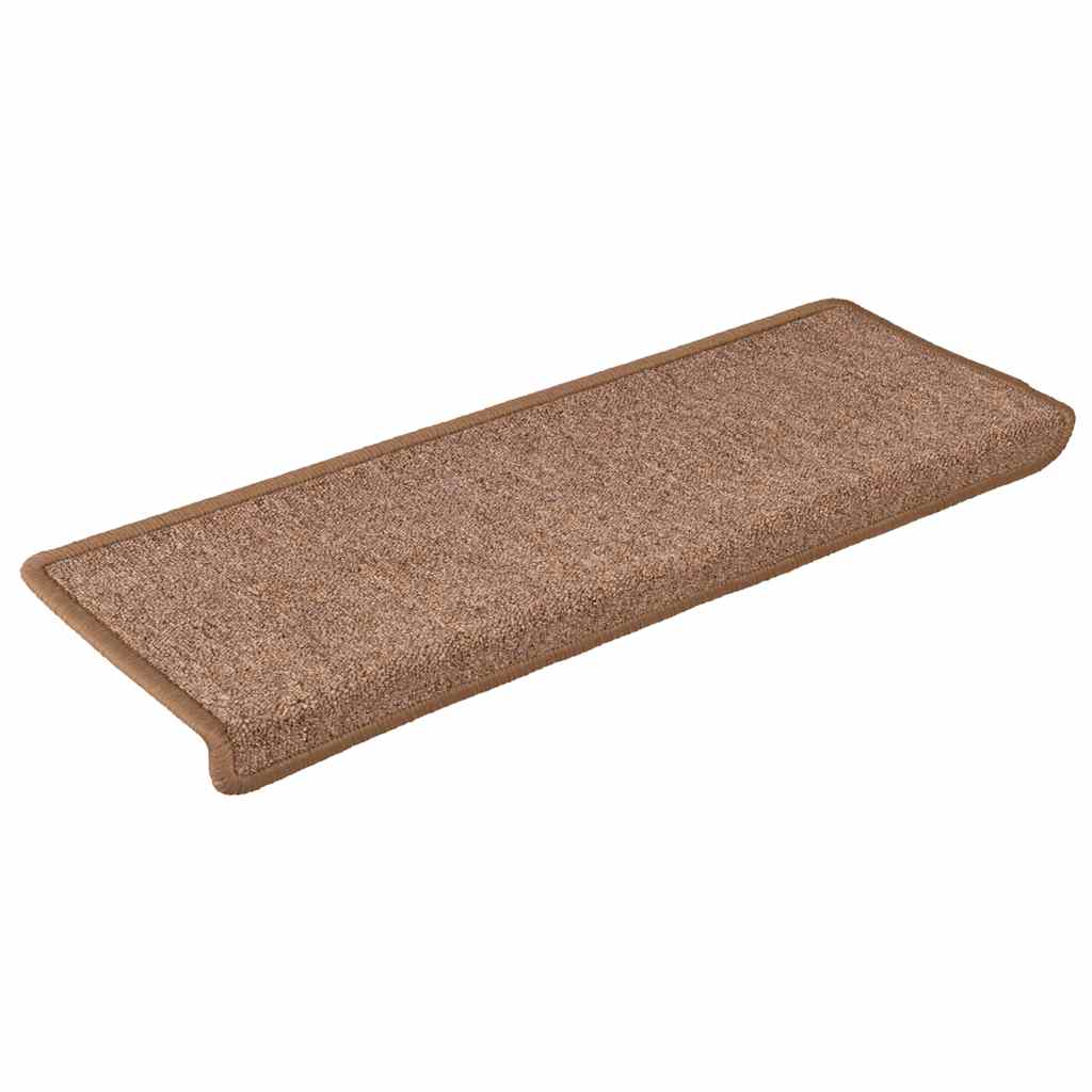 Vidaxx Stufenmatten 30 Stück 65x21x4 cm braun rechteckiger Rand