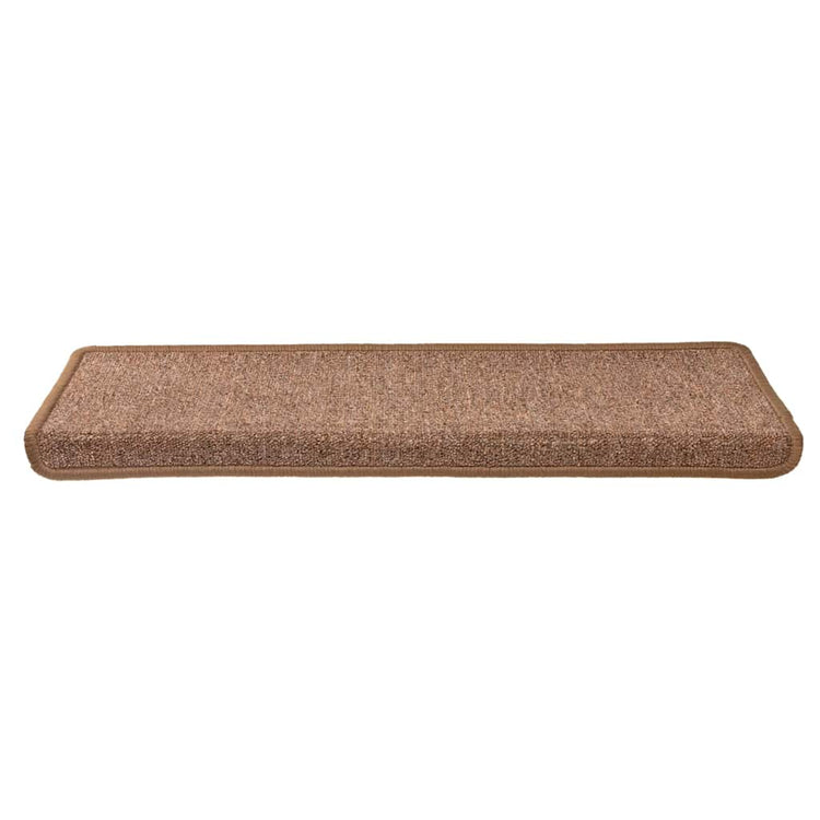 Vidaxx Stufenmatten 30 Stück 65x21x4 cm braun rechteckiger Rand