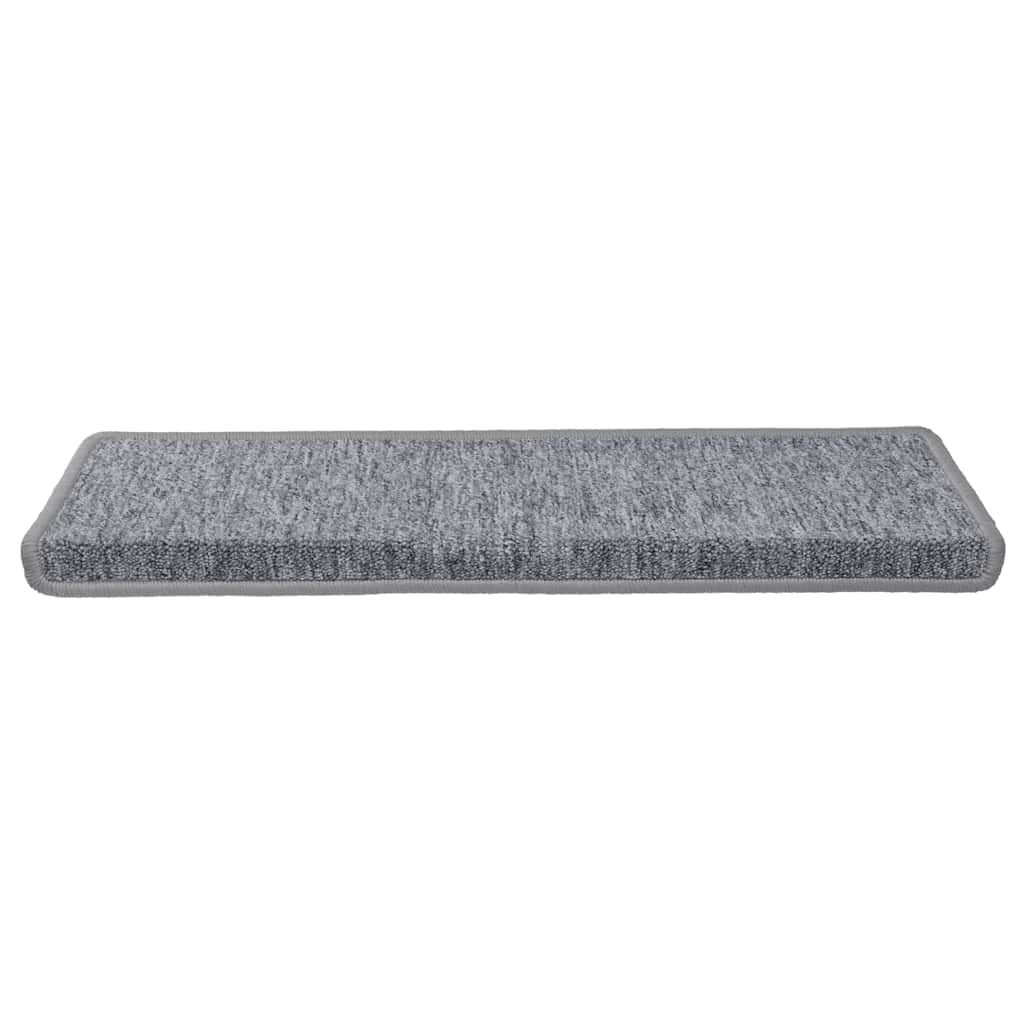 VidaXL Stufenmatten 30 Stück 65x21x4 cm hellgrau mit rechteckigem Rand