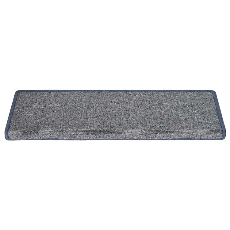 VidaXL Stufenmatten 30 Stück 65x21x4 cm hellgrau und blau mit rechteckigem Rand