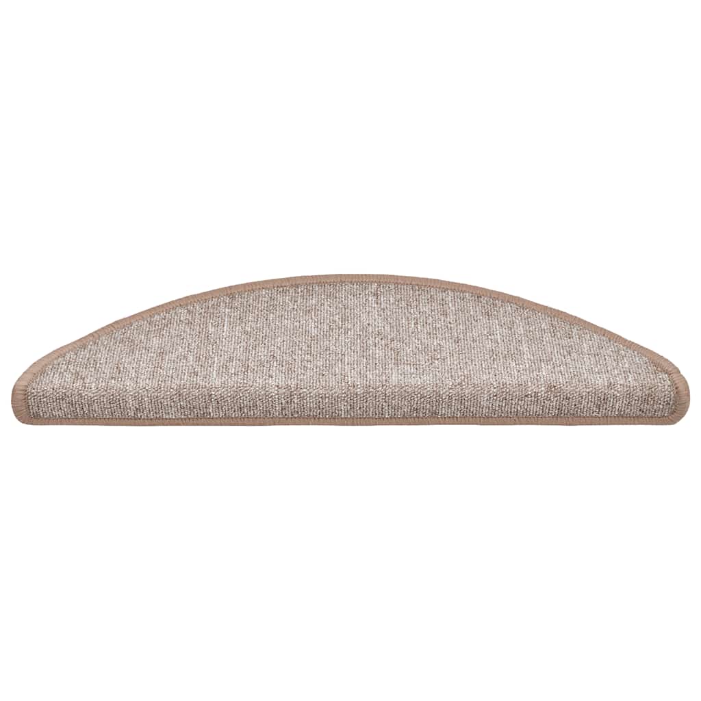 Vidaxx Stufenmatten 20 St. 56x17x3 cm hellbraun halbrund