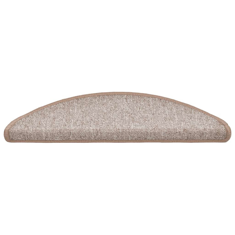 Vidaxx Stufenmatten 20 St. 56x17x3 cm hellbraun halbrund