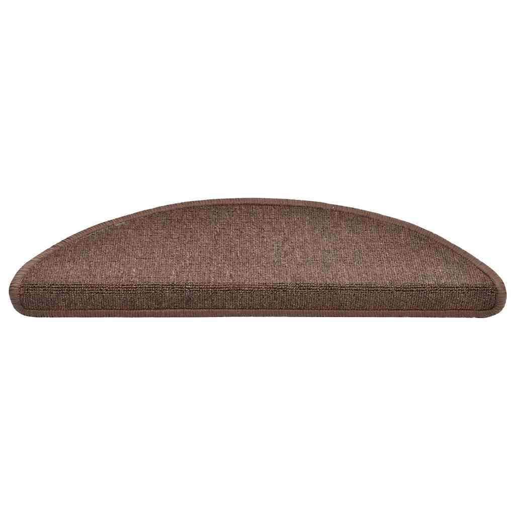 Vidaxx Stufenmatten 20 St. 56x17x3 cm kaffeebraun halbrund