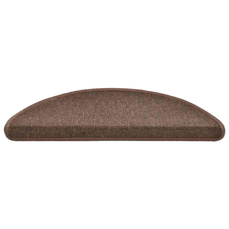 Vidaxx Stufenmatten 20 St. 56x17x3 cm kaffeebraun halbrund