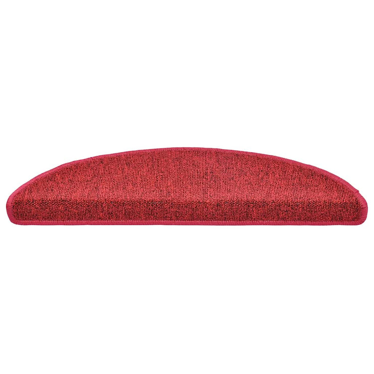 Vidaxx Stufenmatten 20 St. 56x17x3 cm rot halbrund