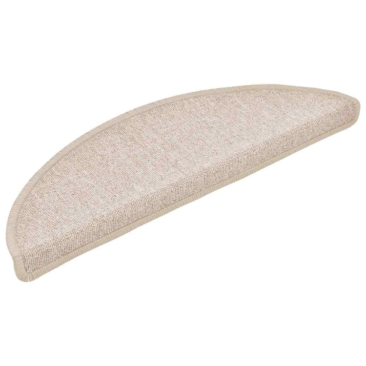 VidaXL Stufenmatten 20 Stk. 56x17x3 cm Taupe halbrund