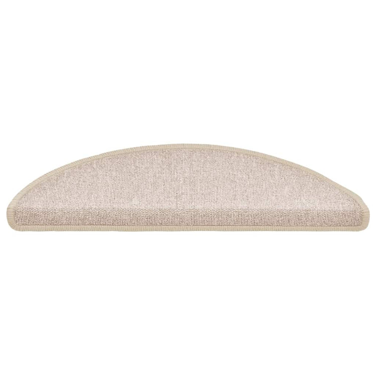 VidaXL Stufenmatten 20 Stk. 56x17x3 cm Taupe halbrund