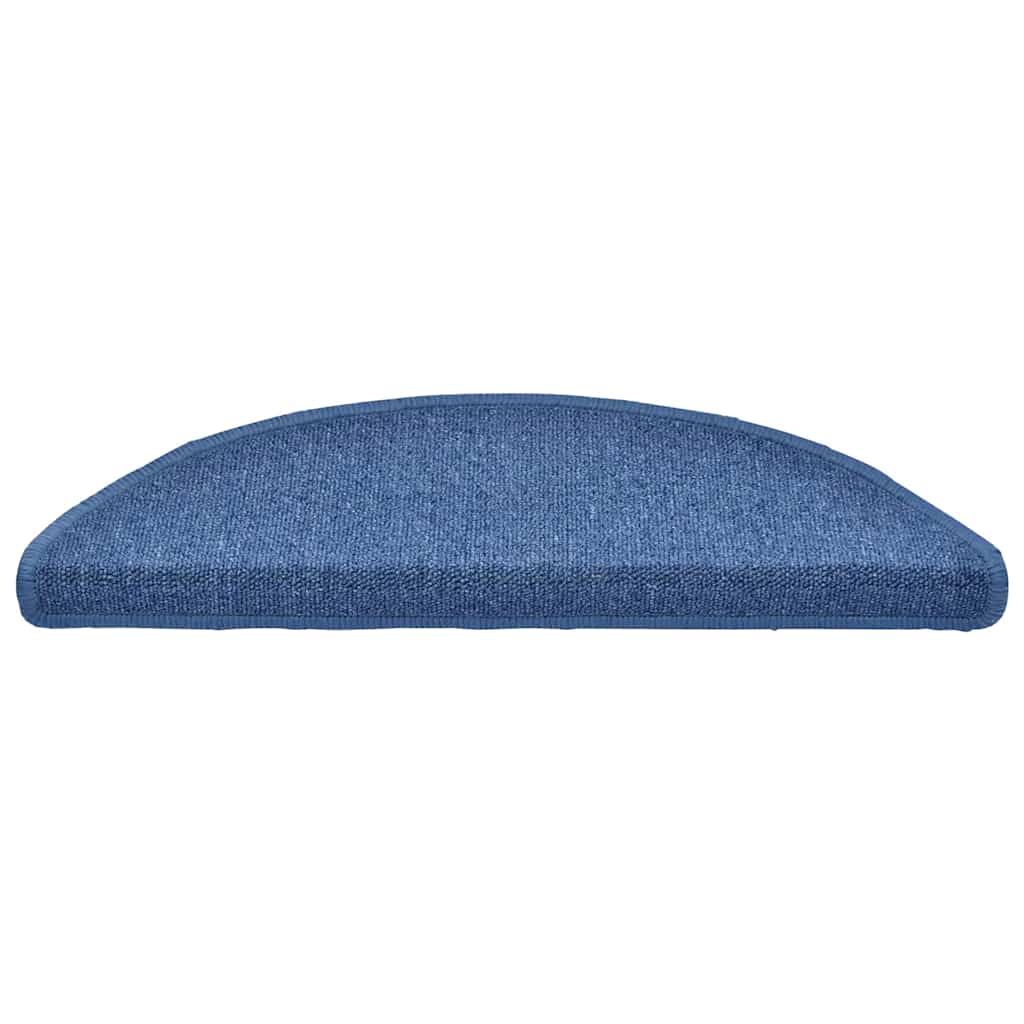 VidaXL Stufenmatten 20 Stk. 56x17x3 cm blau halbrund