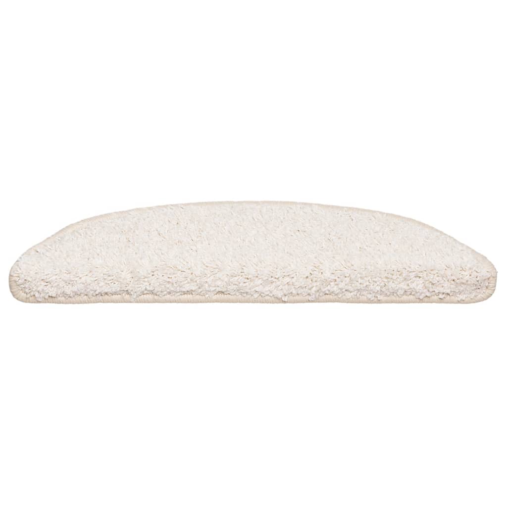 Vidaxx Stufenmatten 30 St. 56x17x3 cm weiß halbrund