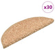 VidaXL Stufenmatten 30 Stück 56x17x3 cm Gold halbrund