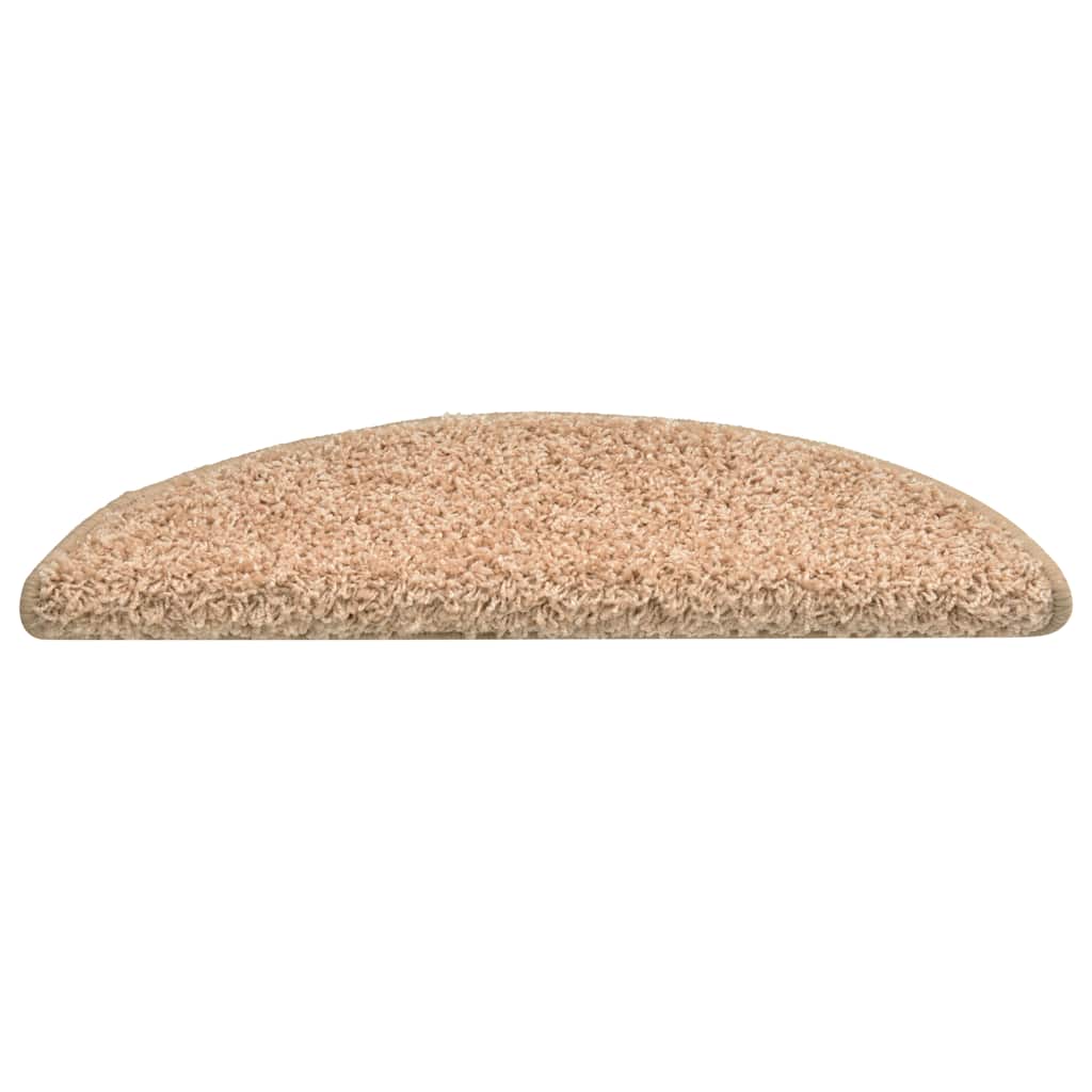 VidaXL Stufenmatten 30 Stück 56x17x3 cm Gold halbrund