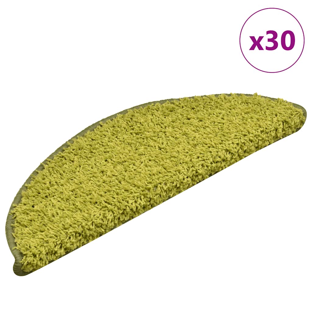 Vidaxx Stufenmatten 30 St. 56x17x3 cm grün halbrund