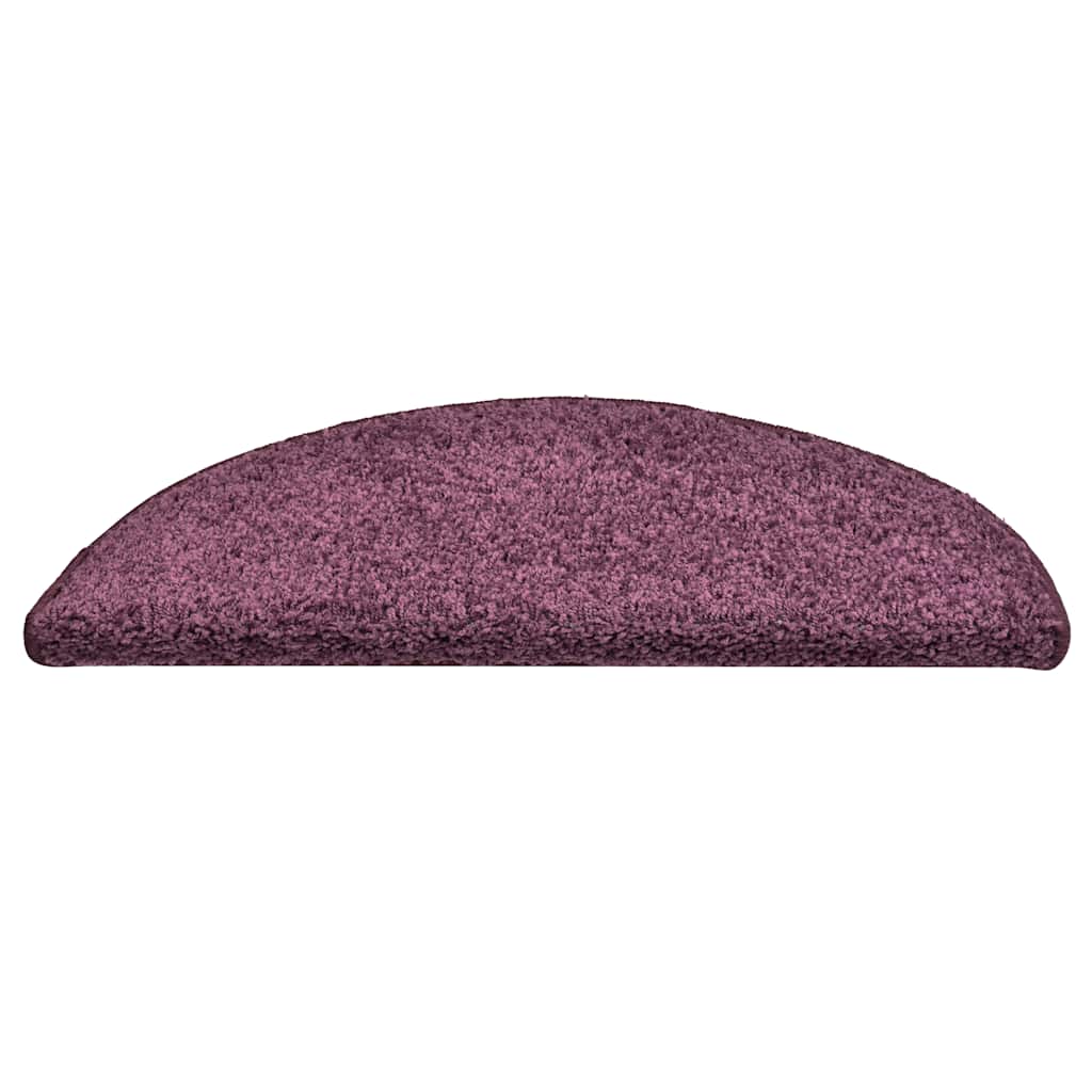 Vidaxx Stufenmatten 30 St. 56x17x3 cm dunkelviolett halbrund