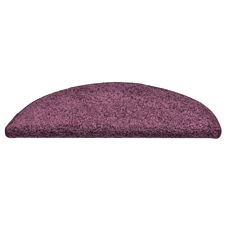 Vidaxx Stufenmatten 30 St. 56x17x3 cm dunkelviolett halbrund
