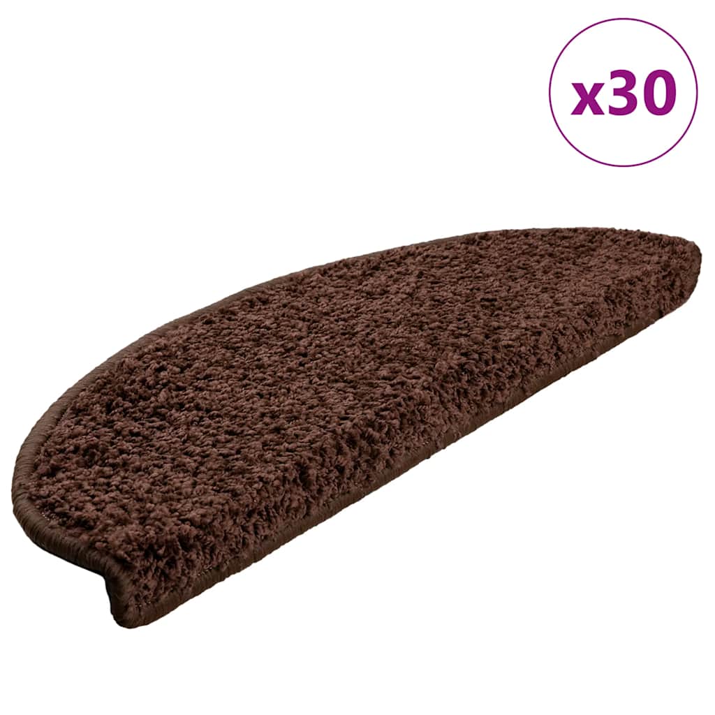 Vidaxx Stufenmatten 30 St. 65x21x4 cm braun halbrund groß