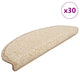 Vidaxx Stufenmatten 30 St. 65x21x4 cm creme halbrund groß