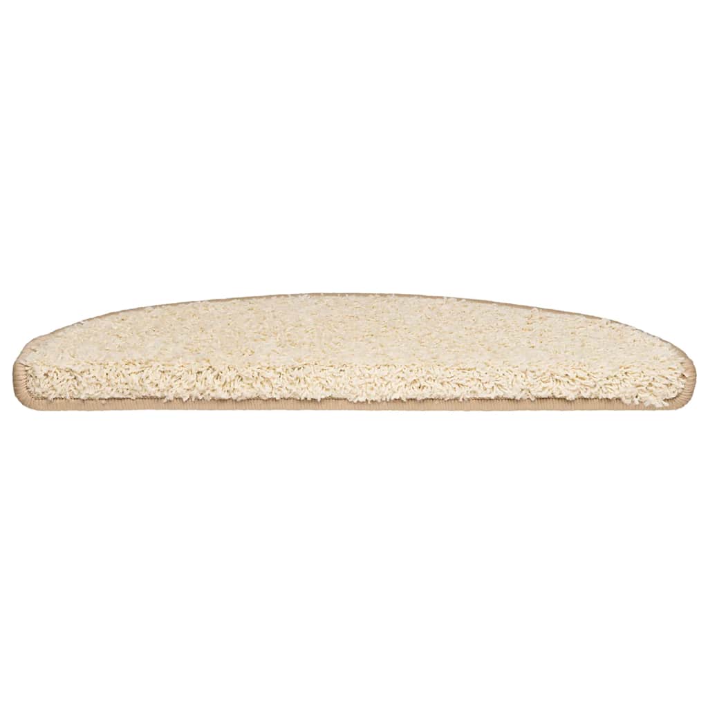 Vidaxx Stufenmatten 30 St. 65x21x4 cm creme halbrund groß
