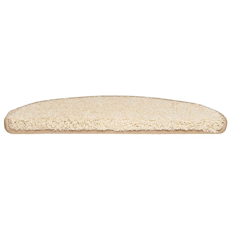 Vidaxx Stufenmatten 30 St. 65x21x4 cm creme halbrund groß