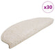 Vidaxx Stufenmatten 30 Stück 65x21x4 cm weiß halbrund groß