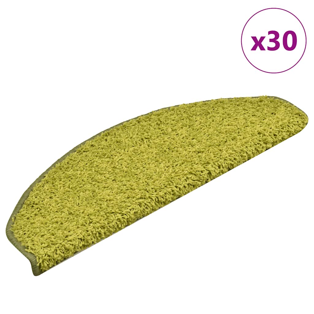 Vidaxx Stufenmatten 30 Stück 65x21x4 cm grün halbrund groß