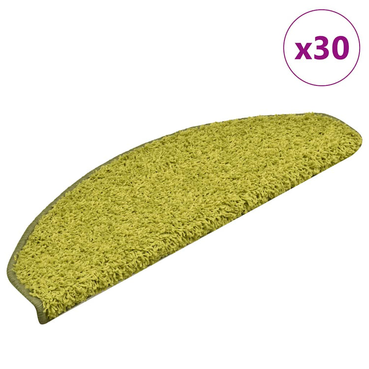 Vidaxx Stufenmatten 30 Stück 65x21x4 cm grün halbrund groß