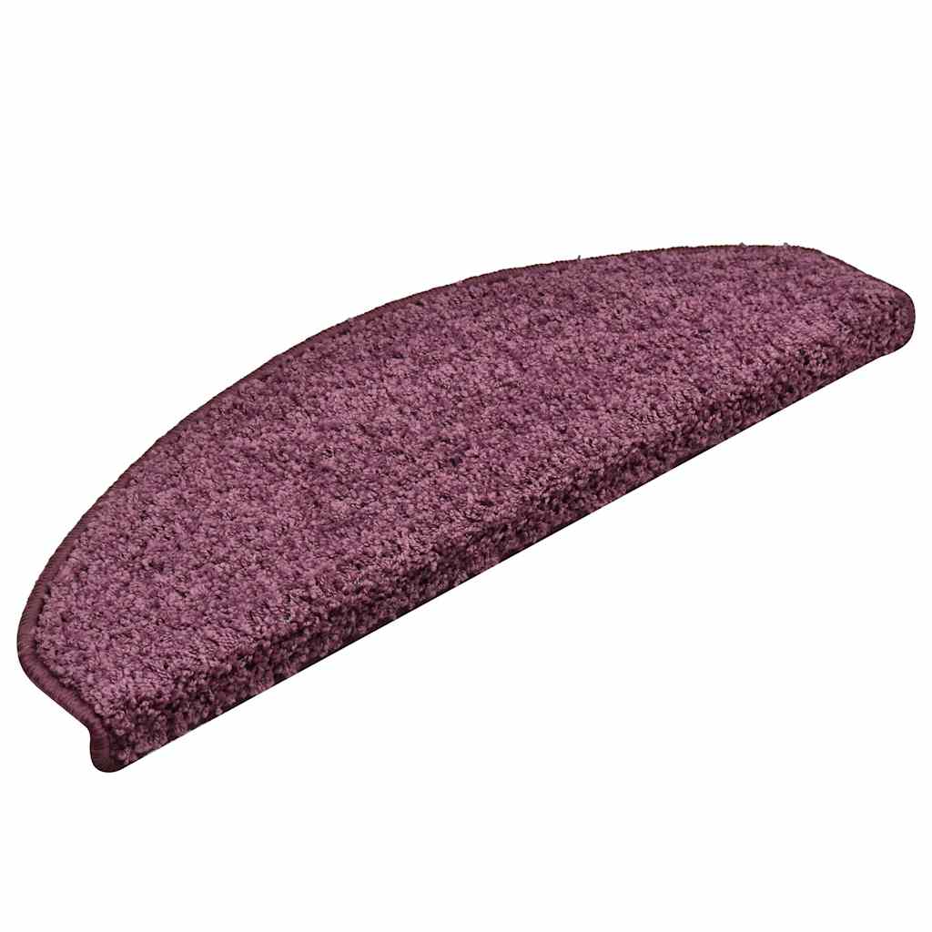 Vidaxx Stufenmatten 30 Stück 65x21x4 cm dunkellila halbrund groß