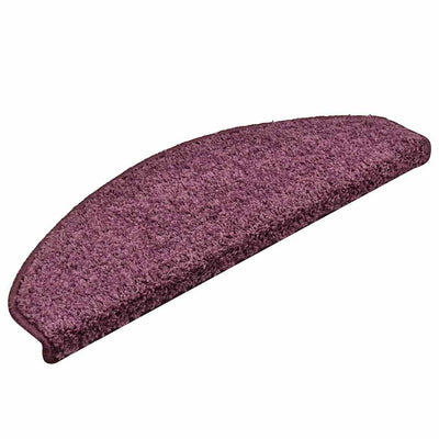 Vidaxx Stufenmatten 30 Stück 65x21x4 cm dunkellila halbrund groß