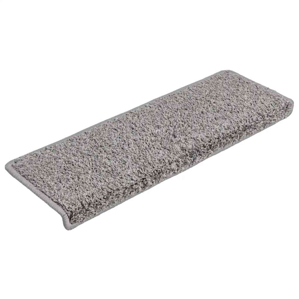 Vidaxx Stufenmatten 30 Stück 65x21x4 cm grau rechteckiger Rand