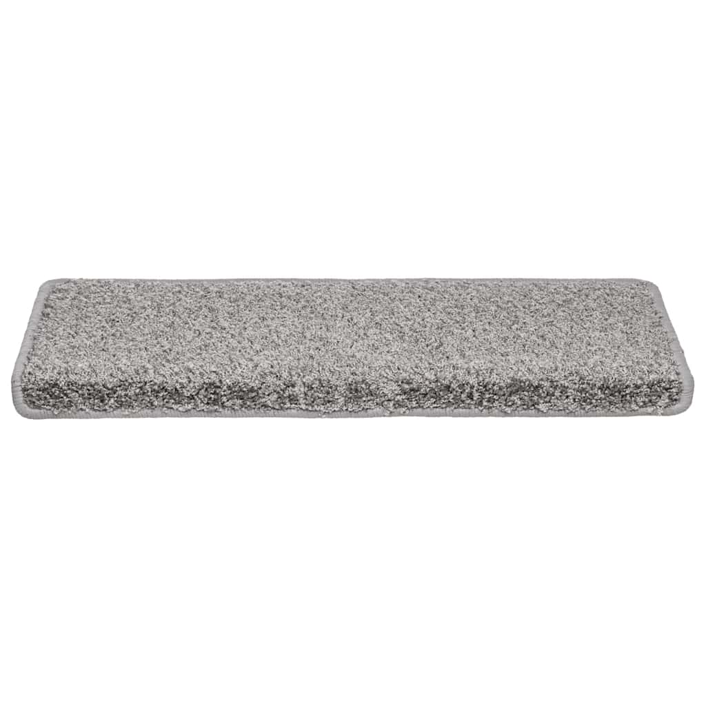Vidaxx Stufenmatten 30 Stück 65x21x4 cm grau rechteckiger Rand