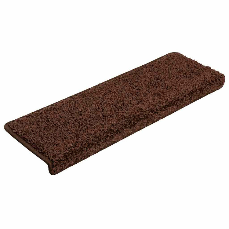 Vidaxx Stufenmatten 30 Stück 65x21x4 cm braun rechteckiger Rand