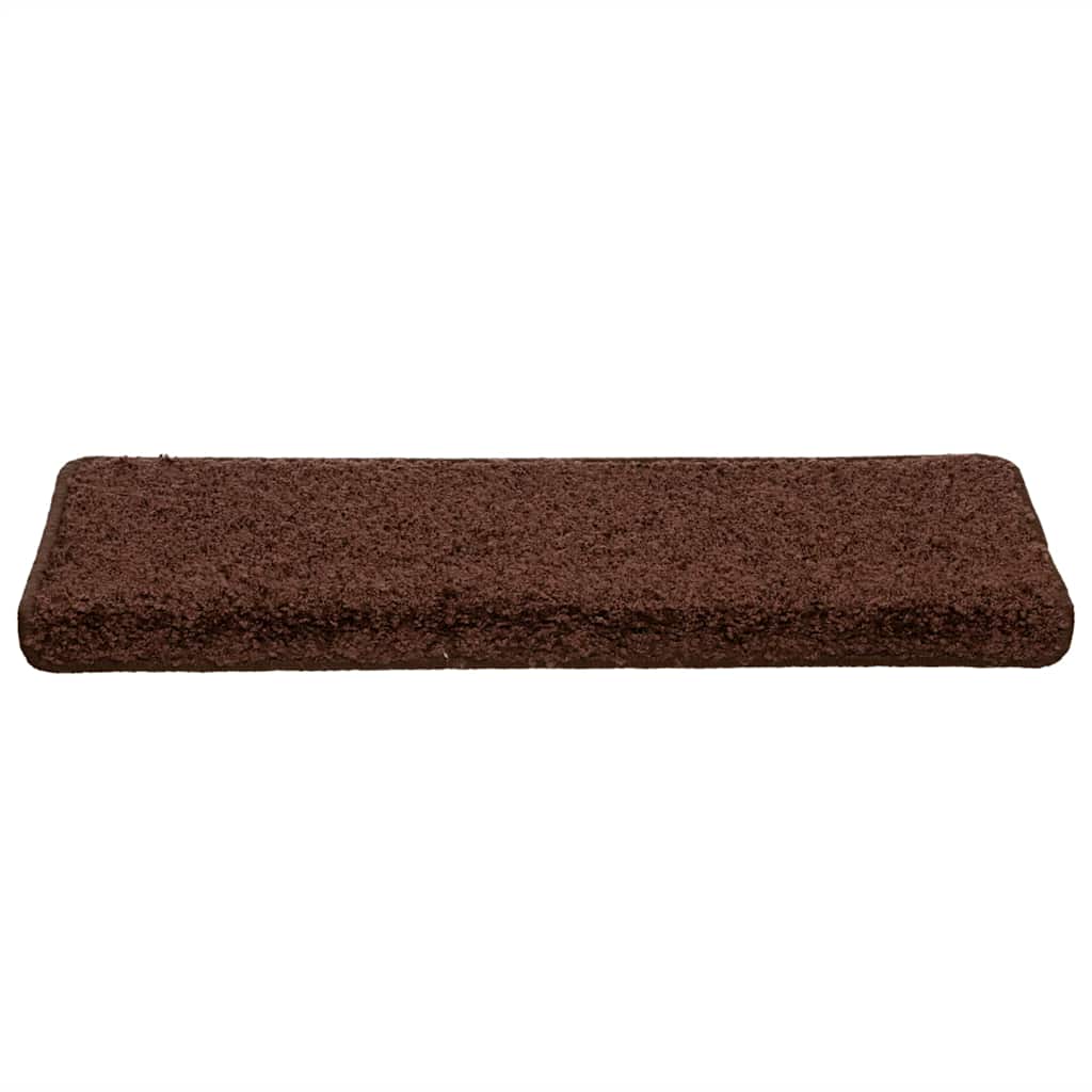 Vidaxx Stufenmatten 30 Stück 65x21x4 cm braun rechteckiger Rand