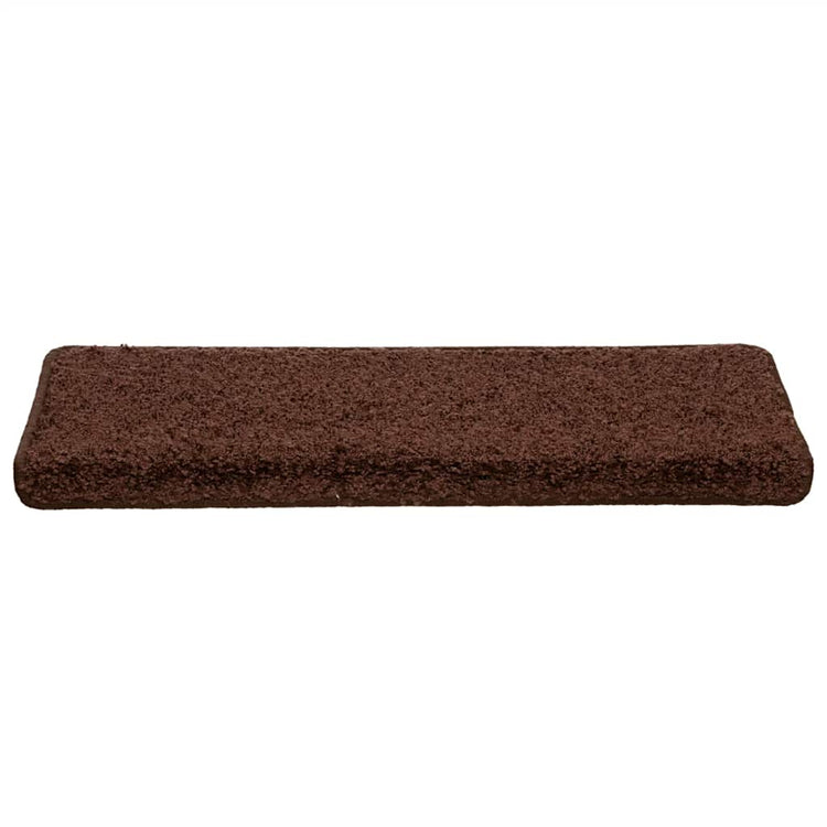 Vidaxx Stufenmatten 30 Stück 65x21x4 cm braun rechteckiger Rand