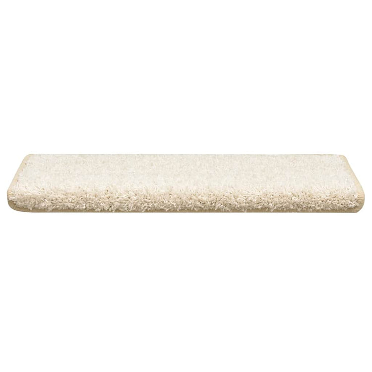 VidaXL Stufenmatten 30 Stück 65x21x4 cm weiß rechteckiger Rand