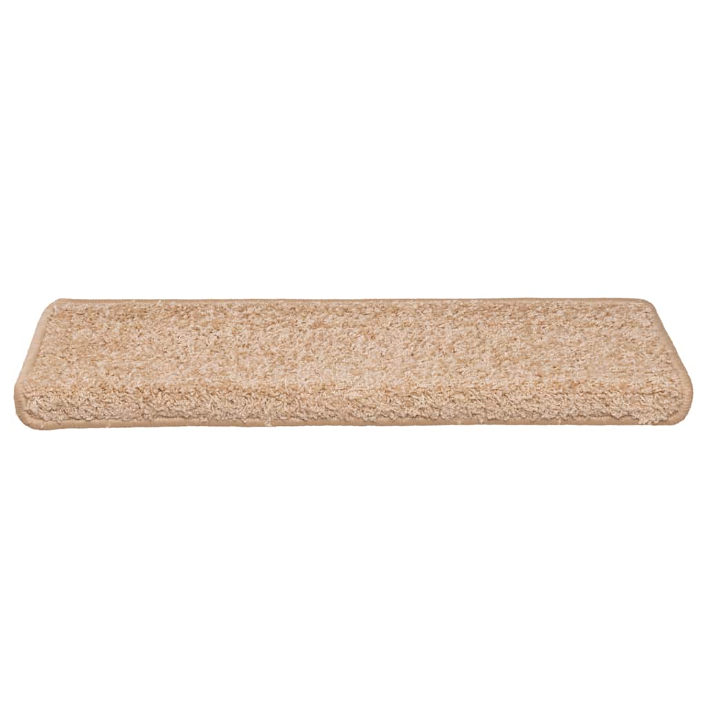 VidaXL Stufenmatten 30 Stück 65x21x4 cm Gold rechteckiger Rand
