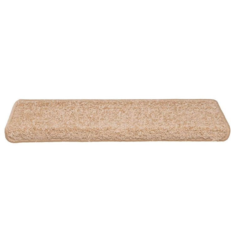 VidaXL Stufenmatten 30 Stück 65x21x4 cm Gold rechteckiger Rand
