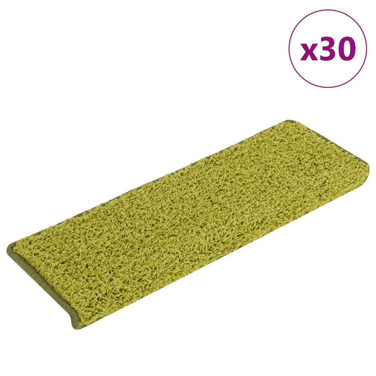 Vidaxx Stufenmatten 30 St. 65x21x4 cm grün rechteckiger Rand