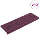 Vidaxx Stufenmatten 30 Stück 65x21x4 cm dunkelviolett rechteckiger Rand