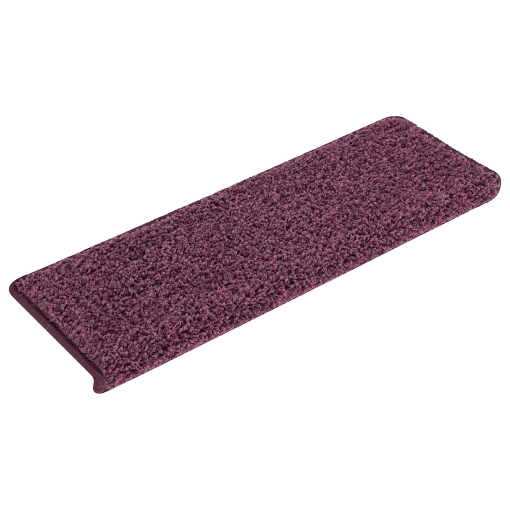 Vidaxx Stufenmatten 30 Stück 65x21x4 cm dunkelviolett rechteckiger Rand