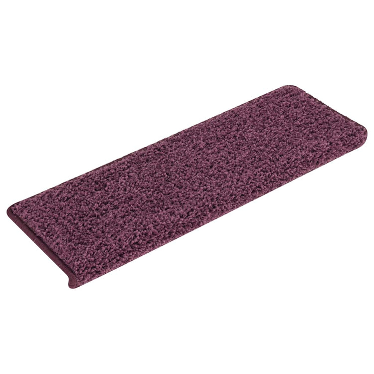 Vidaxx Stufenmatten 30 Stück 65x21x4 cm dunkelviolett rechteckiger Rand