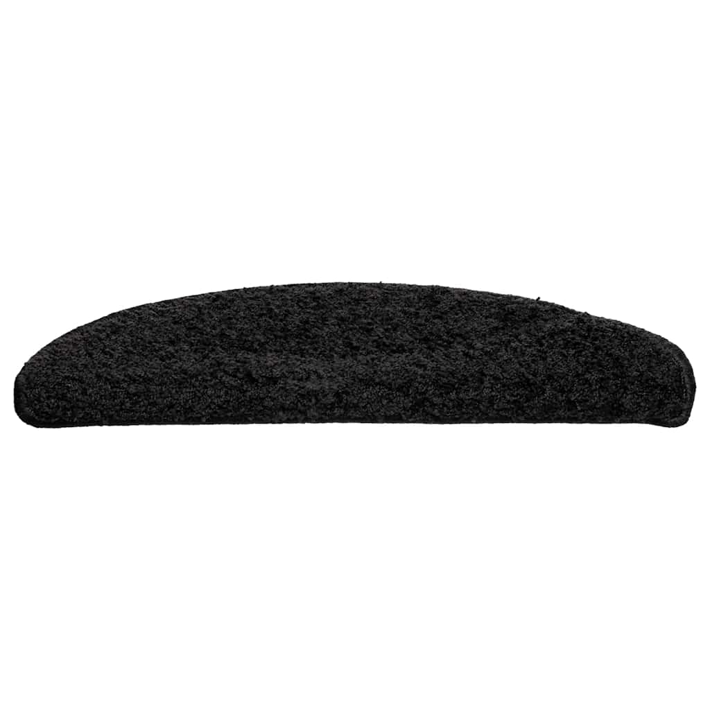 Vidaxx Stufenmatten 20 St. 56x17x3 cm schwarz halbrund