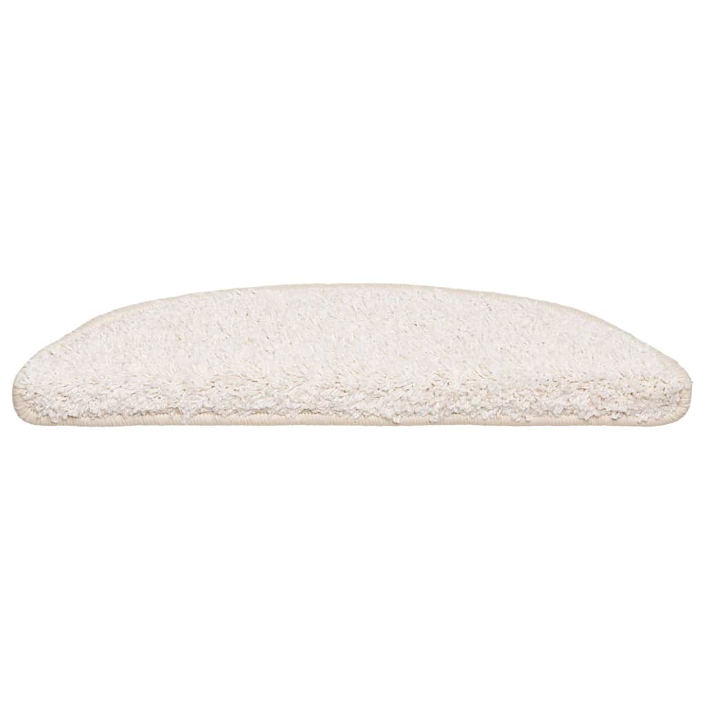 Vidaxx Stufenmatten 20 St. 56x17x3 cm weiß halbrund