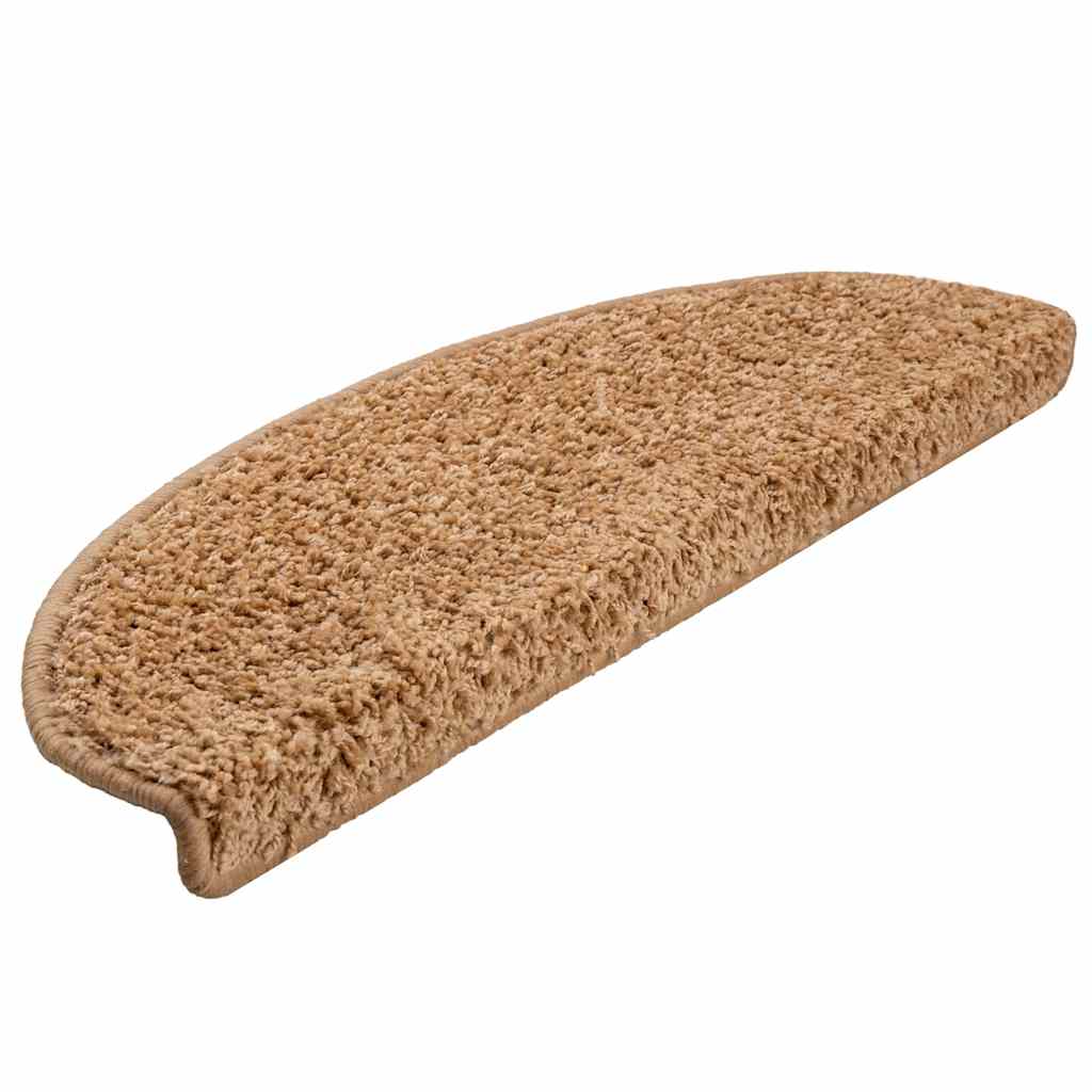 Vidaxx Stufenmatten 20 St. 65x21x4 cm beige halbrund groß