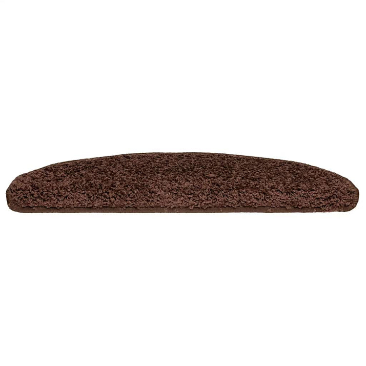 VidaXL Stufenmatten 20 Stk. 65x21x4 cm braun halbrund groß
