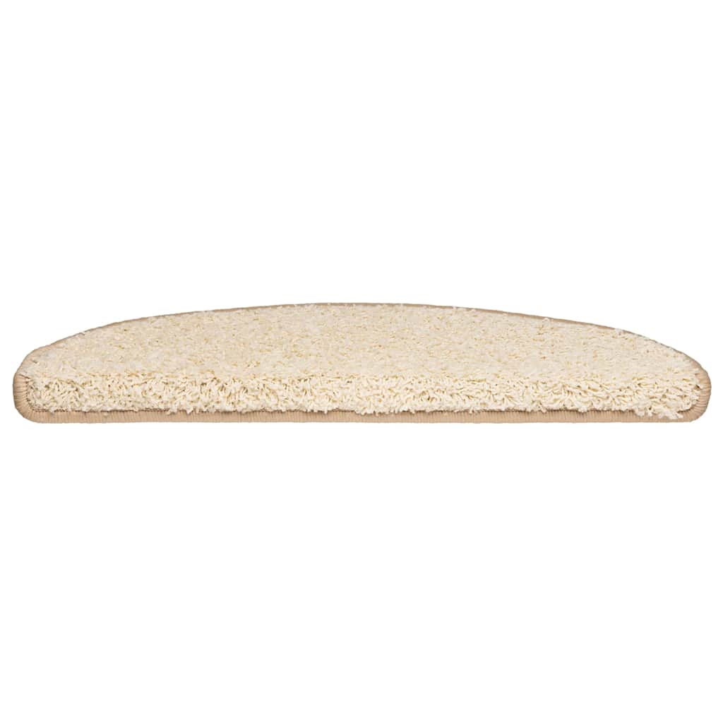 Vidaxx Stufenmatten 20 St. 65x21x4 cm creme halbrund groß