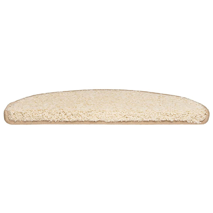 Vidaxx Stufenmatten 20 St. 65x21x4 cm creme halbrund groß