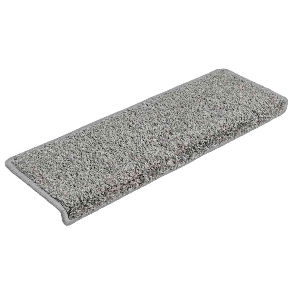 Vidaxx Stufenmatten 20 Stück 65x21x4 cm grau rechteckiger Rand