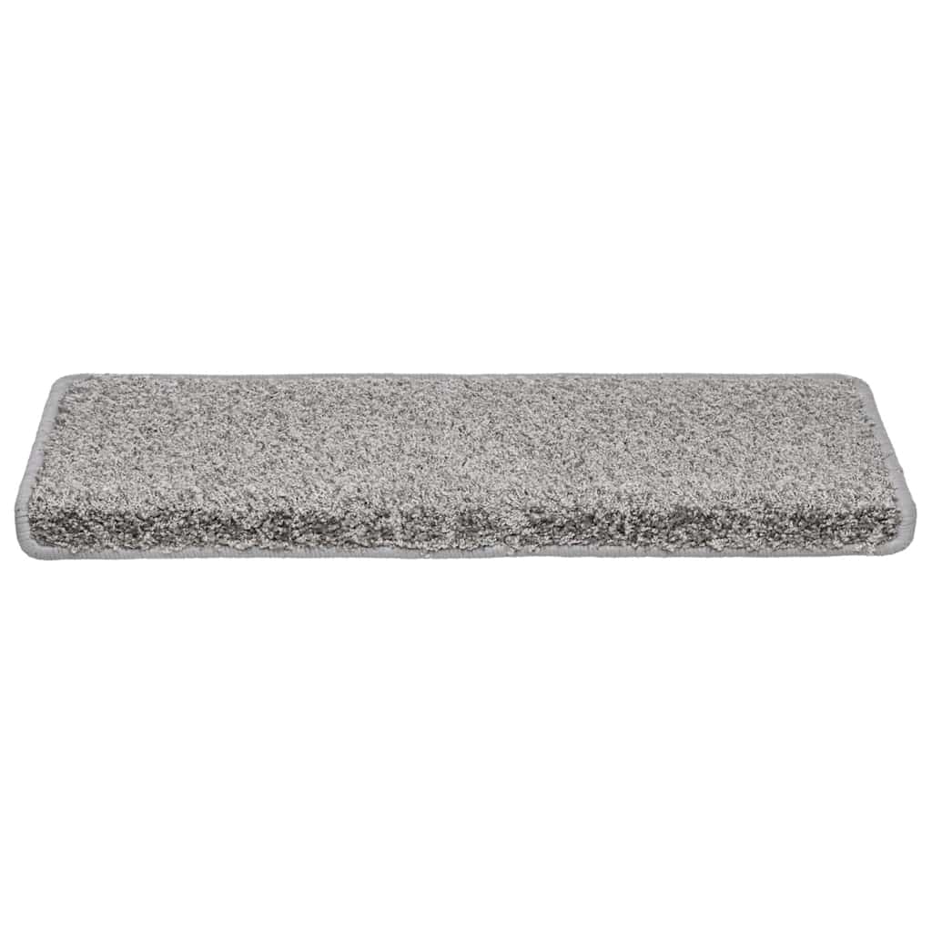 Vidaxx Stufenmatten 20 Stück 65x21x4 cm grau rechteckiger Rand