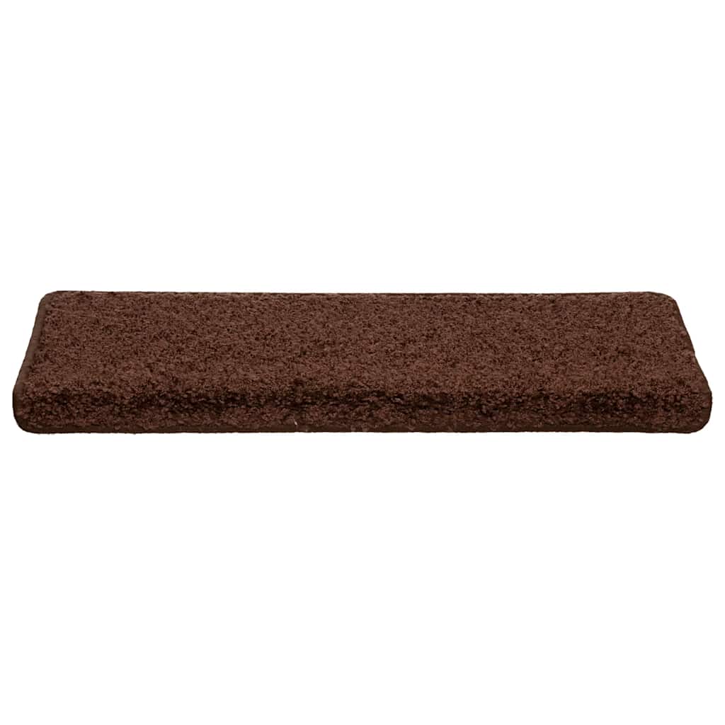 Vidaxx Stufenmatten 20 Stück 65x21x4 cm braun rechteckiger Rand