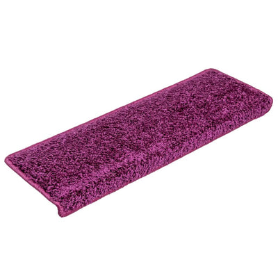 VidaXL Stufenmatten 20 Stk. 65x21x4 cm violett rechteckiger Rand