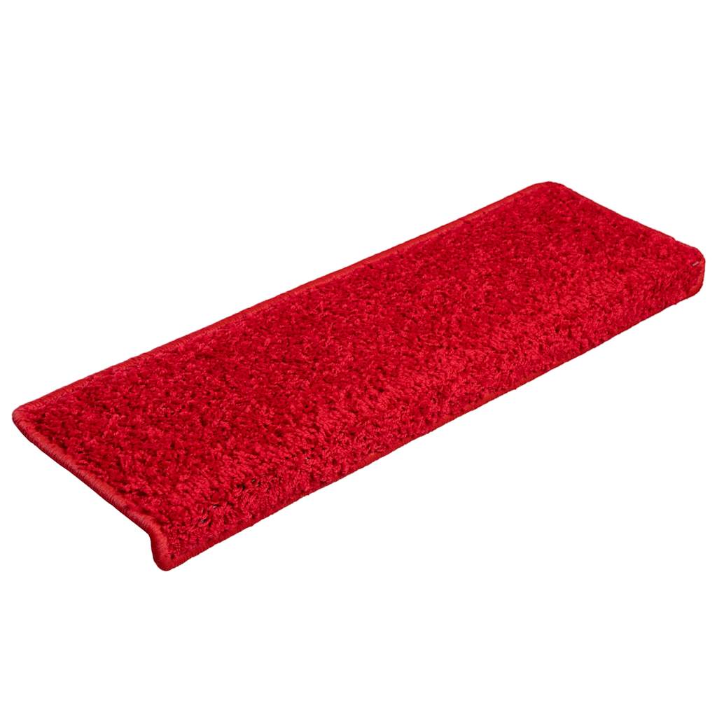 Vidaxx Stufenmatten 20 St. 65x21x4 cm rot rechteckiger Rand